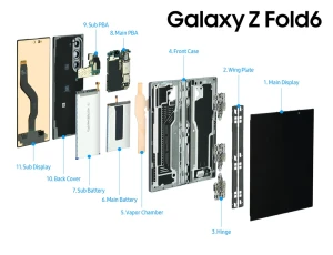Samsung показала конструкцию Galaxy Z Fold6 и Galaxy Z Flip6