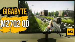 GIGABYTE M27Q2 QD обзор и тесты. Игровой QHD монитор и технология Quantum Dot