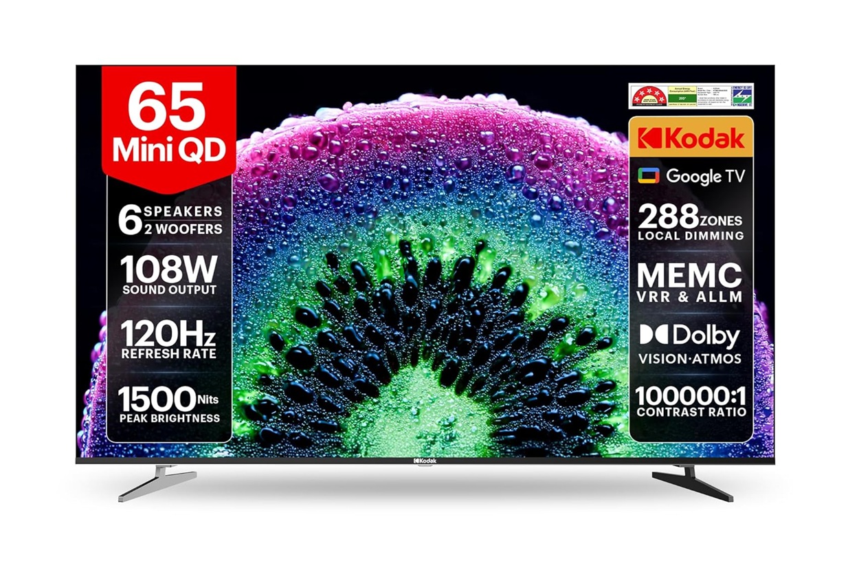 65-дюймовый телевизор Kodak IconiK Series Mini LED оценили в $640