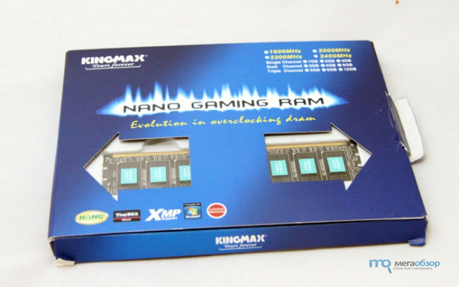 Обзор и тесты KINGMAX Nano Gaming RAM 2400МГц 2x4ГБ. Память Nano Gaming Ram с оригинальным охлаждением