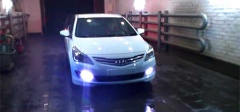 Hyundai Solaris с новой оптикой