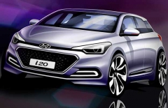 Скетчи нового Hyundai i20