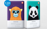 Samsung Animal Edition Battery Pack батарейки с изображением панды