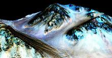 Соленые реки были найдены на Марсе 