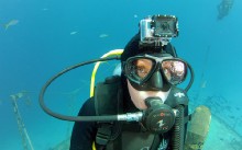 Подводный монопод для экшн-камеры GoPro с аккумулятором PowerGrip H20