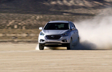 Водородный Hyundai Tucson разогнался до 152,2 км/ч