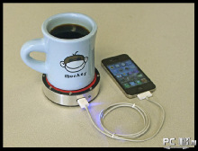 Скоро горячий кофе можно использовать для подзарядки смартфона