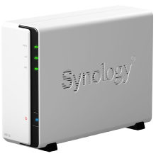 Хранилище с сетевым подключением Synology DiskStation DS216J вмещает два накопителя типо размера 3,5 или 2,5 дюйма