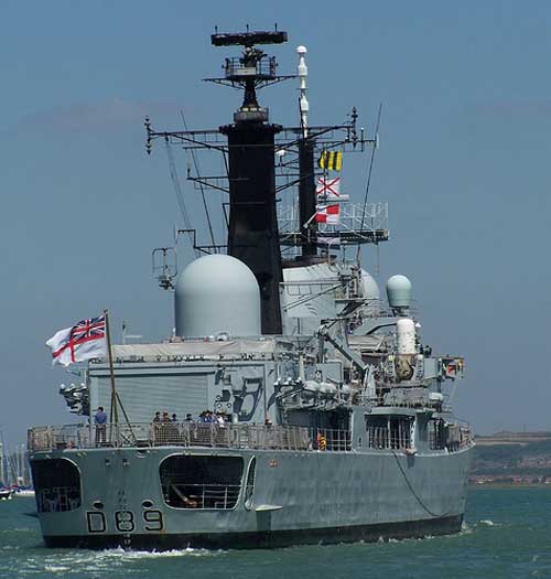 HMS EXETER width=