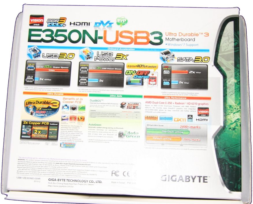 GIGABYTE GA-E350N-USB3 width=