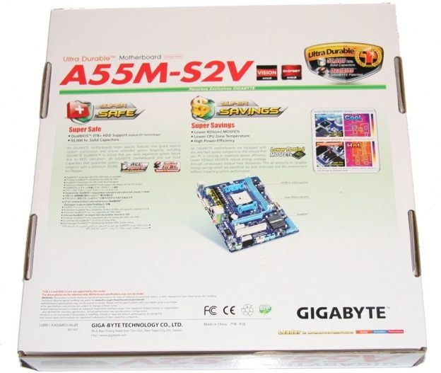 GIGABYTE A55M-S2V width=