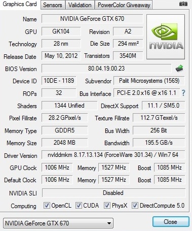 Palit GeForce GTX 670 JetStream 2 GB width=