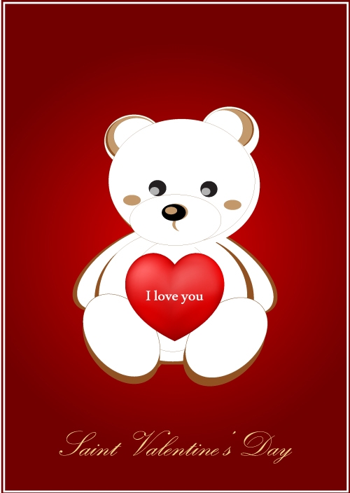 Valentine Greeting Love Cards width=