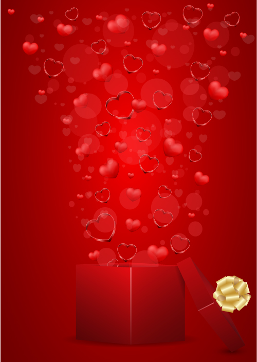 Valentine Greeting Love Cards width=