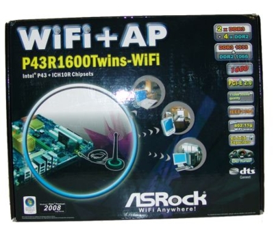 Asrock P43R1600Twins-WiFi width=