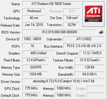 AXLE Radeon HD 5670 width=