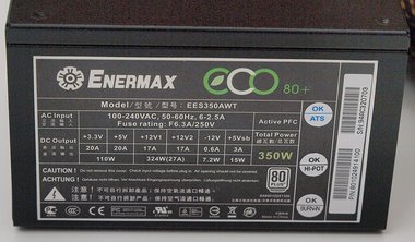 Enermax Eco 80+ 350 Вт width=