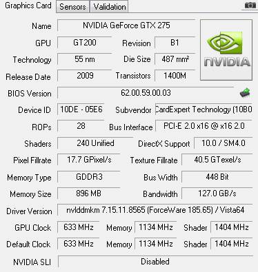 Gainward GeForce GTX 275 896 Мб GDDR3 width=