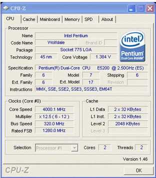 Intel Pentium Dual-Core E5200 width=