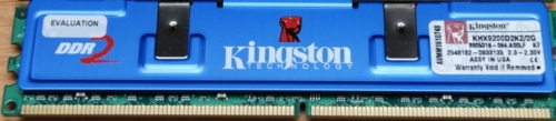 Kingston 2x1GB HyperX PC2-9200