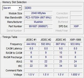 6 Гб Mushkin XP3-15000 DDR-3 width=