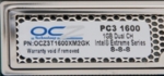 OCZ 2x1GB DDR3-1600 Titanium
