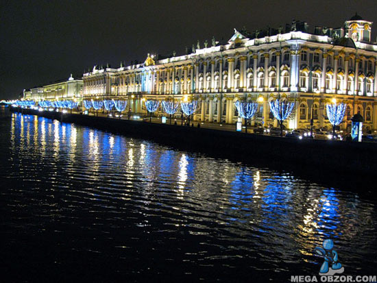 Клипарт Санкт-Петербург в Новый год 2009 width=
