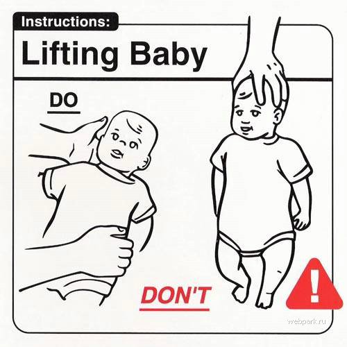 Клипарт инструкция по уходу за детьми