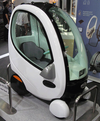 Японцы создали электромобиль весом 150 килограммов