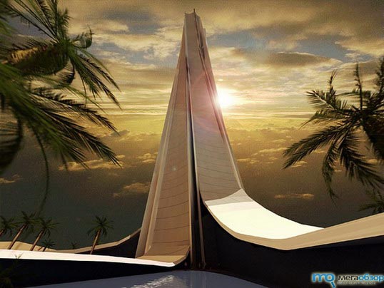Морской небоскреб Wave Tower построят в Дубае width=