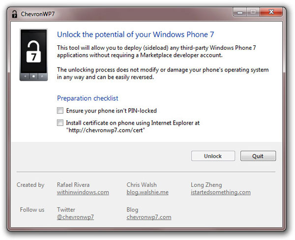 Взлом Windows Phone 7 не заставил себя ждать width=