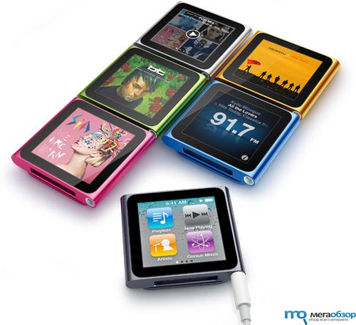 Стоимость производства Apple iPod nano 6G составляет 45.1 width=