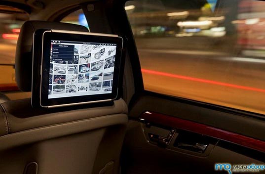 Mercedes-Benz будет оснащать автомобили планшетами iPad width=