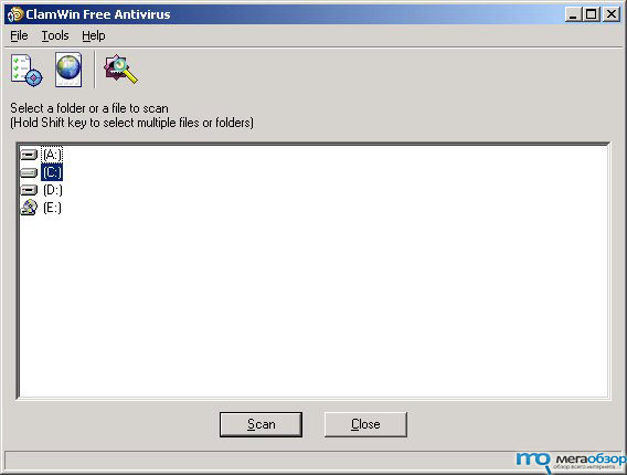 ClamWin Free Antivirus 0.96.2 width=