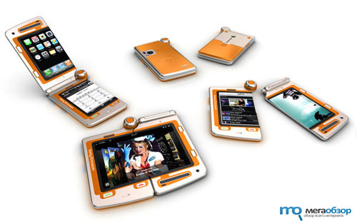 Sony Ericsson FH концепт гибрида телефона, планшета и интеркома width=