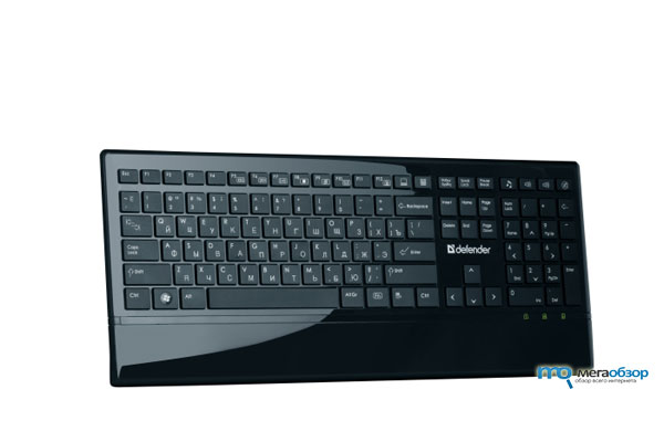 Defender Oscar 600 клавиатура с глянцевым покрытием width=