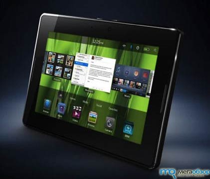 Демонстрация превосходства BlackBerry PlayBook над Apple iPad width=