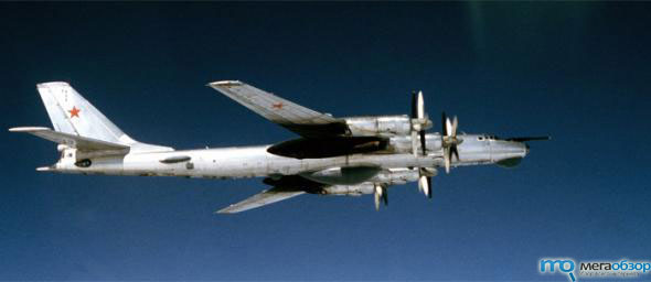 Российские бомбардировщики Ту-95 встревожил ВВС Канады width=