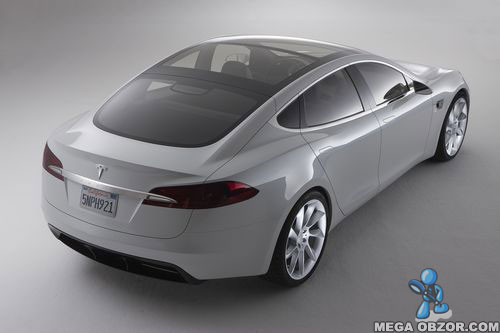 Презентация электромобиля Tesla Model S width=