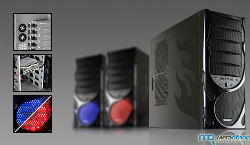 Enermax: ATX Midi Tower Volcanus новый игровой корпус