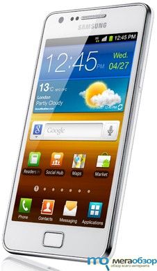 Samsung Galaxy S II в белом уже в России width=