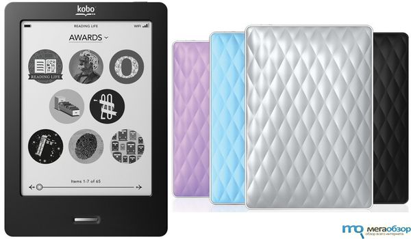 Электронная книга Kobo eReader Touch Edition с 6-дюймовым сенсором width=