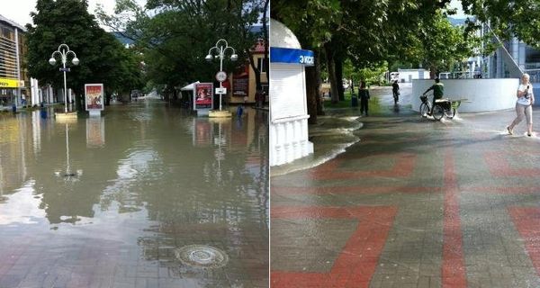 Наводнение на Кубани и в Геленджике width=