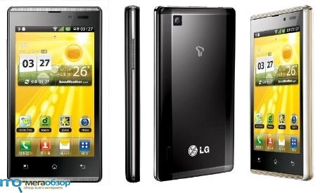 Представлен новый смартфон LG Optimus EX width=