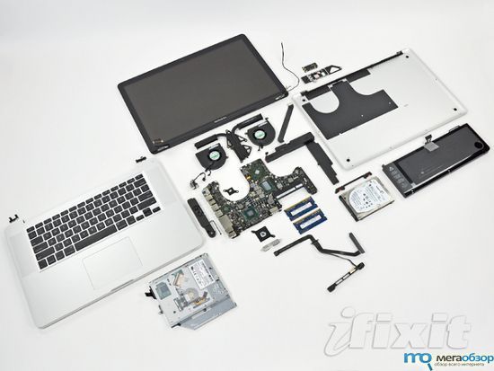 Новый MacBook Pro разобрали по платам width=