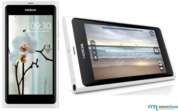 Смартфон Nokia N9 в белом и апдейт MeeGo width=