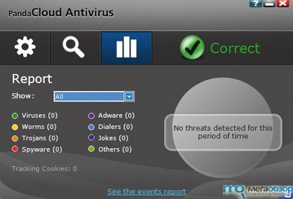 Panda Cloud Antivirus width=