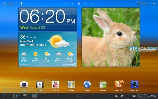 Для Samsung Galaxy Tab 10.1 выпустили обновление с TouchWiz UX width=