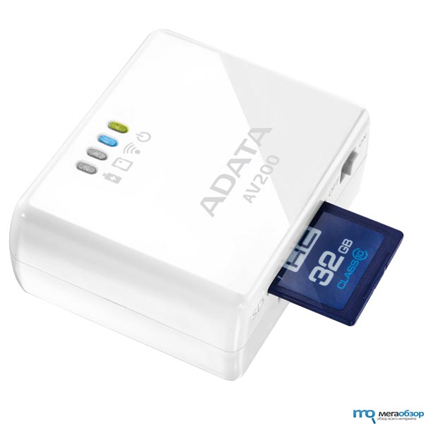 ADATA DashDrive Air AV200 портативная беспроводная точка доступа width=