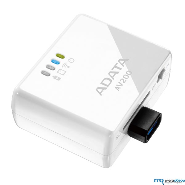 ADATA DashDrive Air AV200 портативная беспроводная точка доступа width=